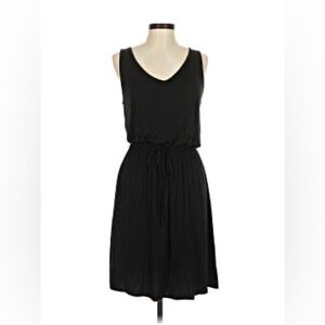 Merona Cotton Tank Knit T Shirt Dress - Black